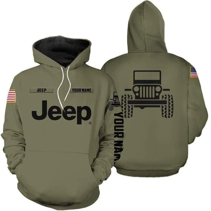 Custom Name Jeep Hoodie