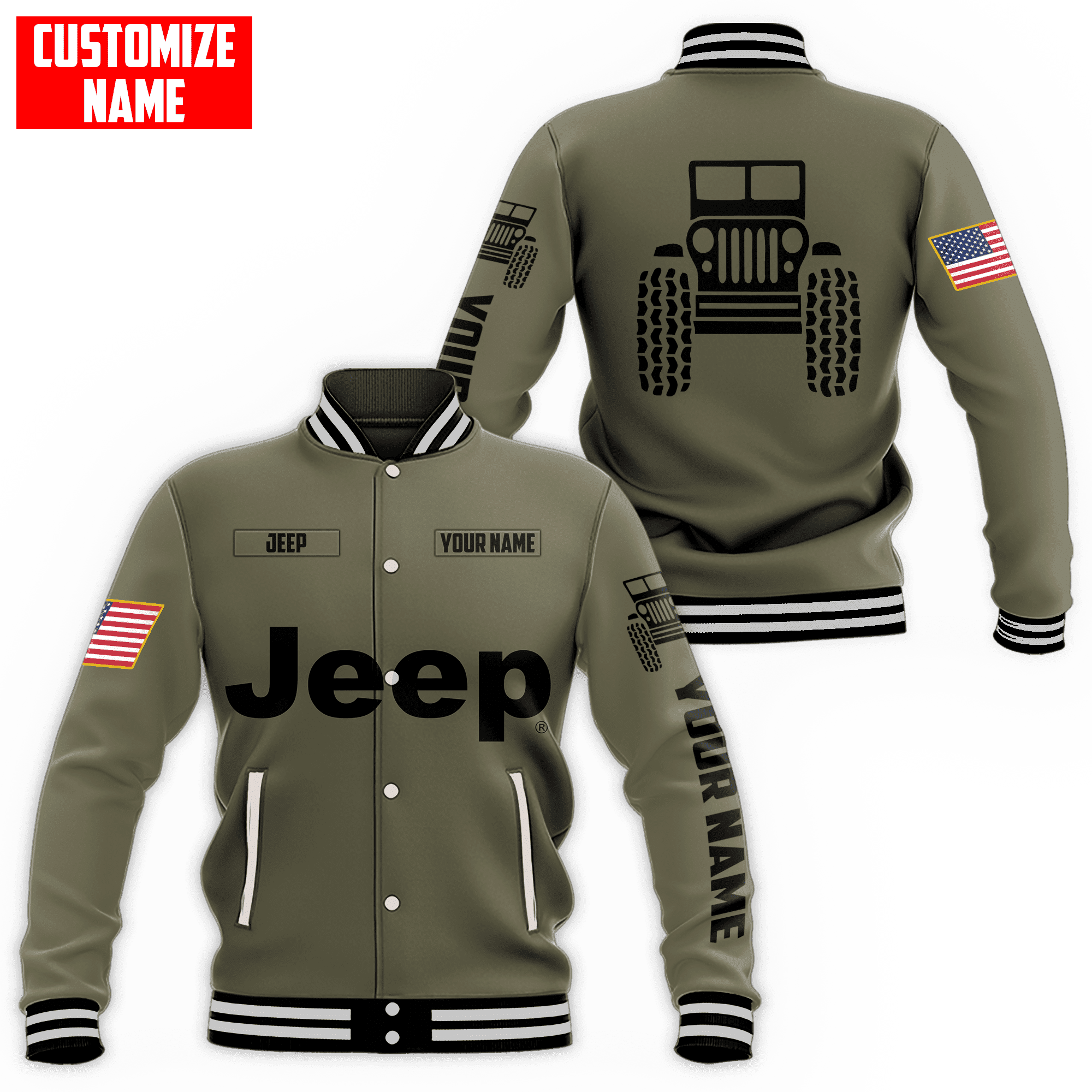 Custom Name Jeep Hoodie