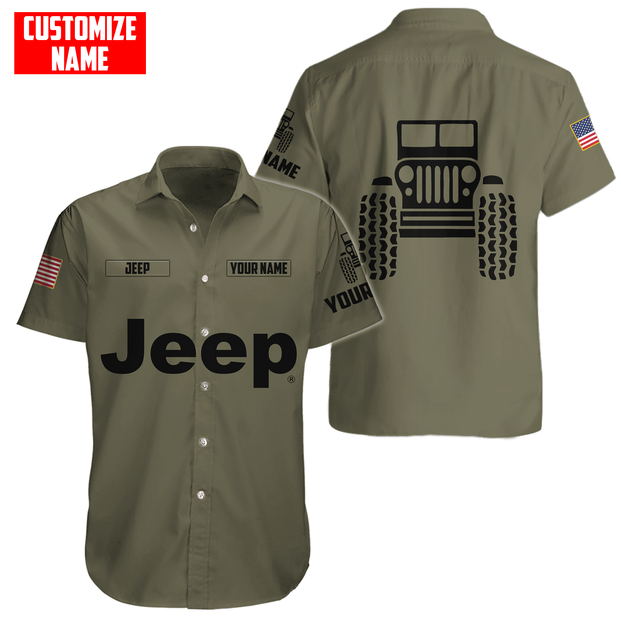 Custom Name Jeep Hoodie