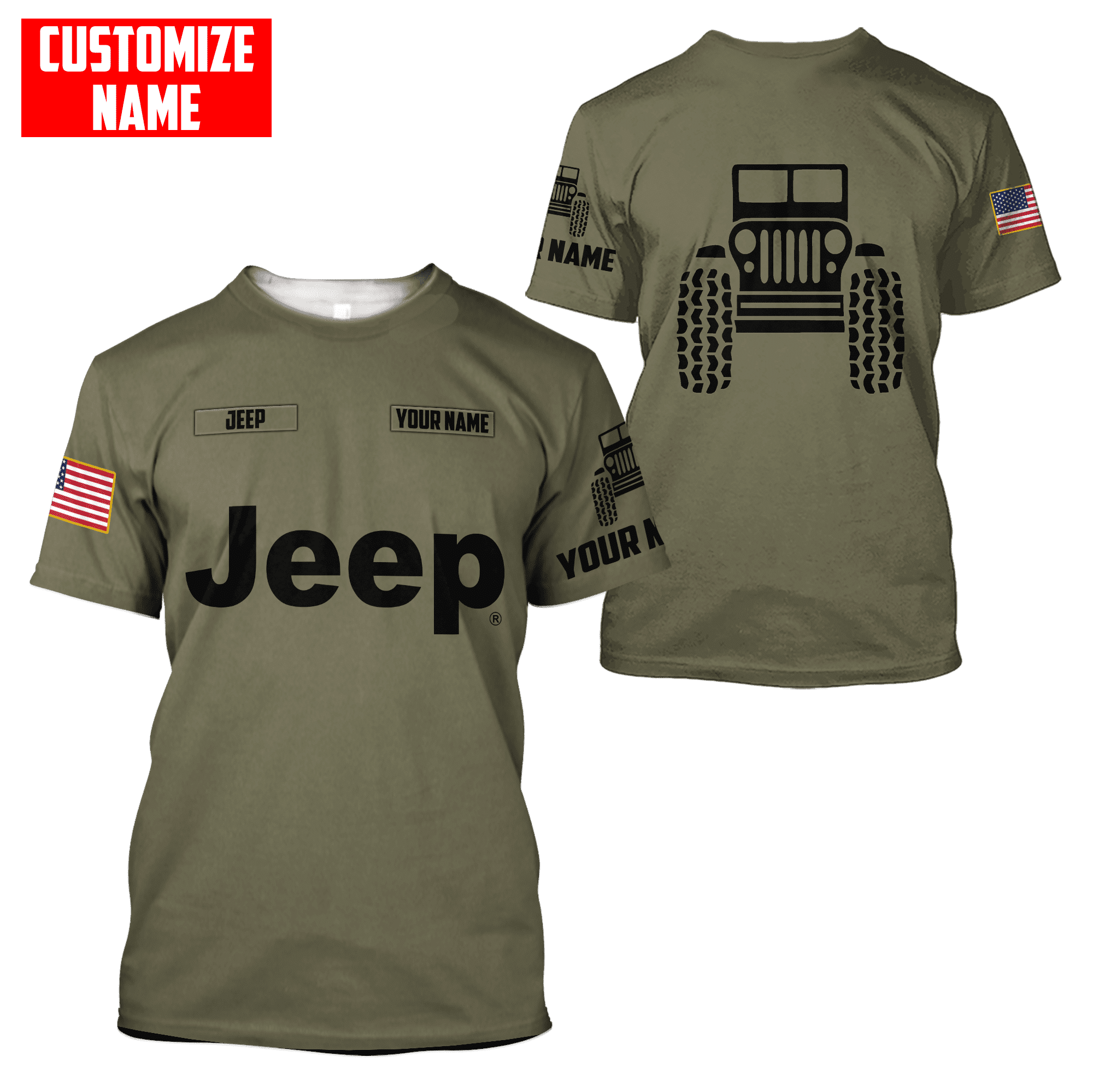 Custom Name Jeep Hoodie