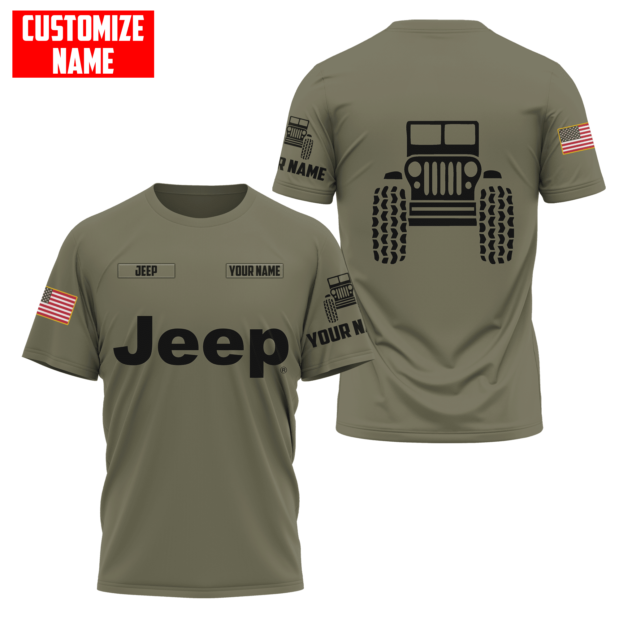 Custom Name Jeep Hoodie