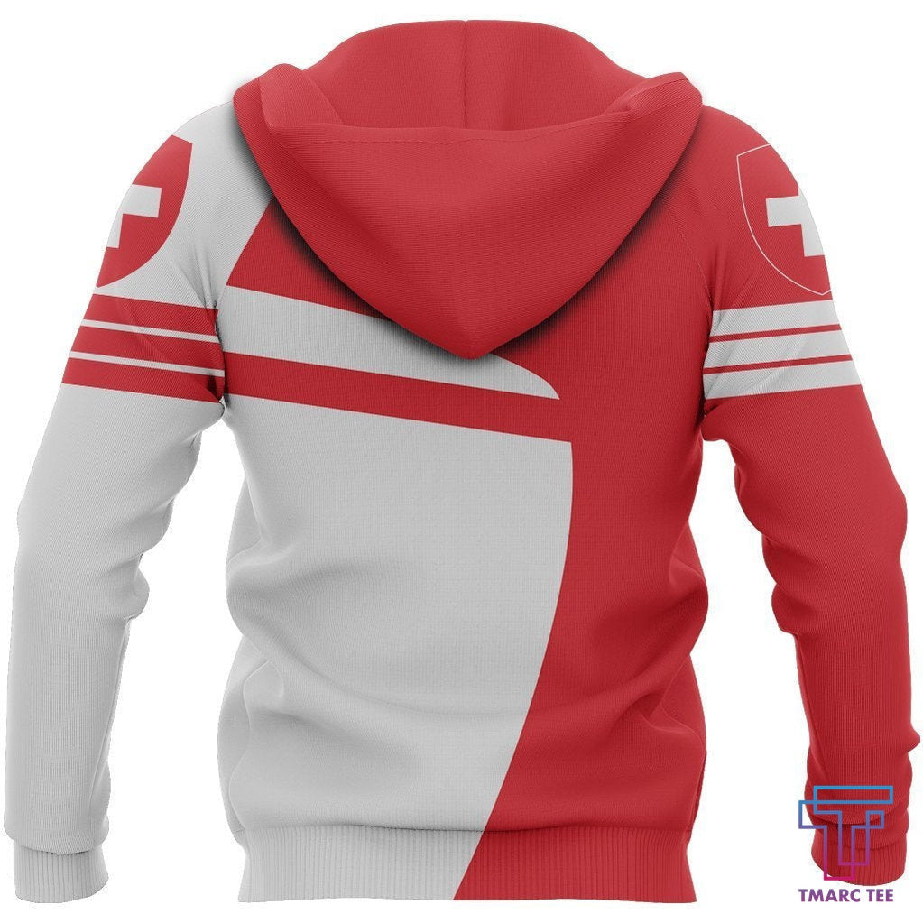 Switzerland Map Sport Hoodie - Premium Style NNK