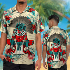 Aztec Mayan Mictlan God Hawaiian Shirt