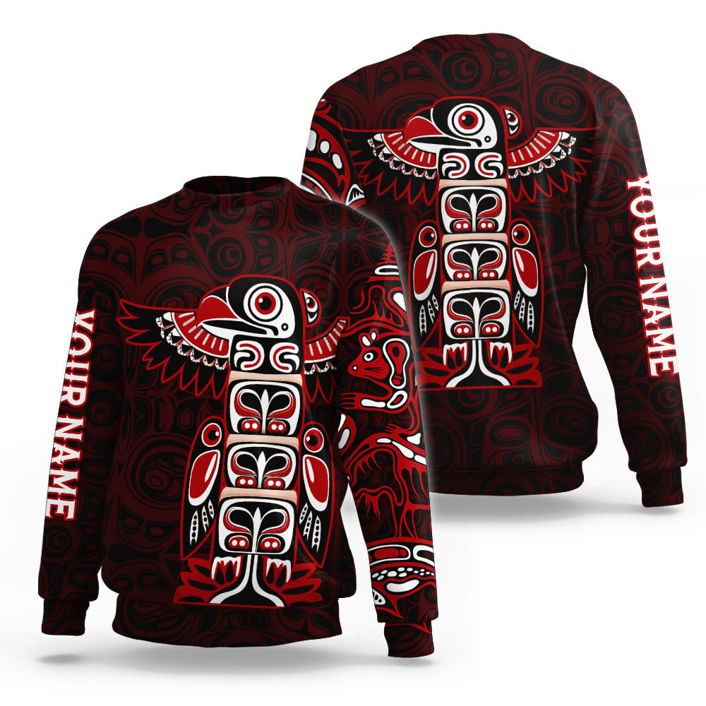 Stylish Totem Pole Native American Pacific Northwest Style Customized 3D All Over Printed Shirt