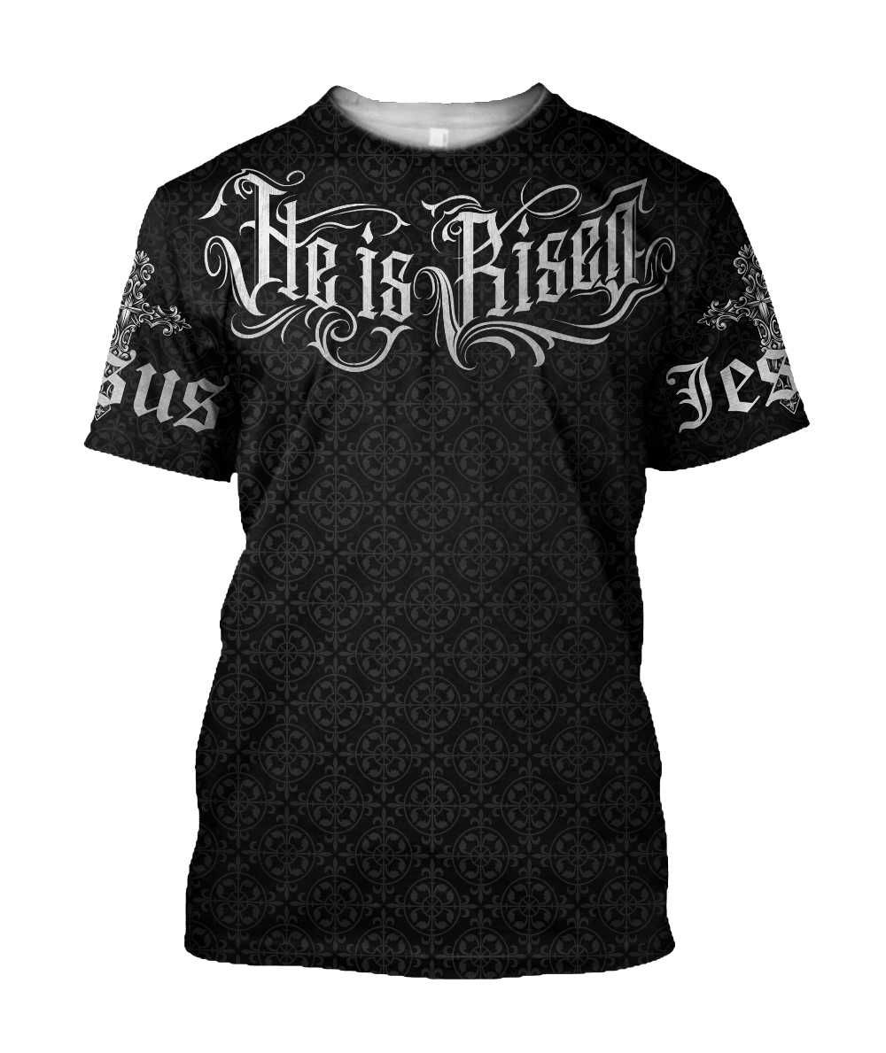 He Is Risen Jesus 3D All Over Printed Shirt - AM Style Design - Amaze Style™