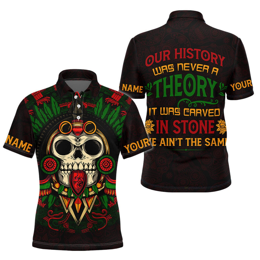 Aztec History Carved In Stone Maya Aztec Customized 3D All Over Printed Shirts