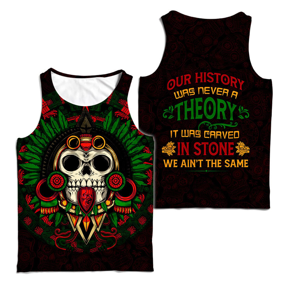 Aztec History Carved In Stone Maya Aztec Customized 3D All Over Printed Shirts