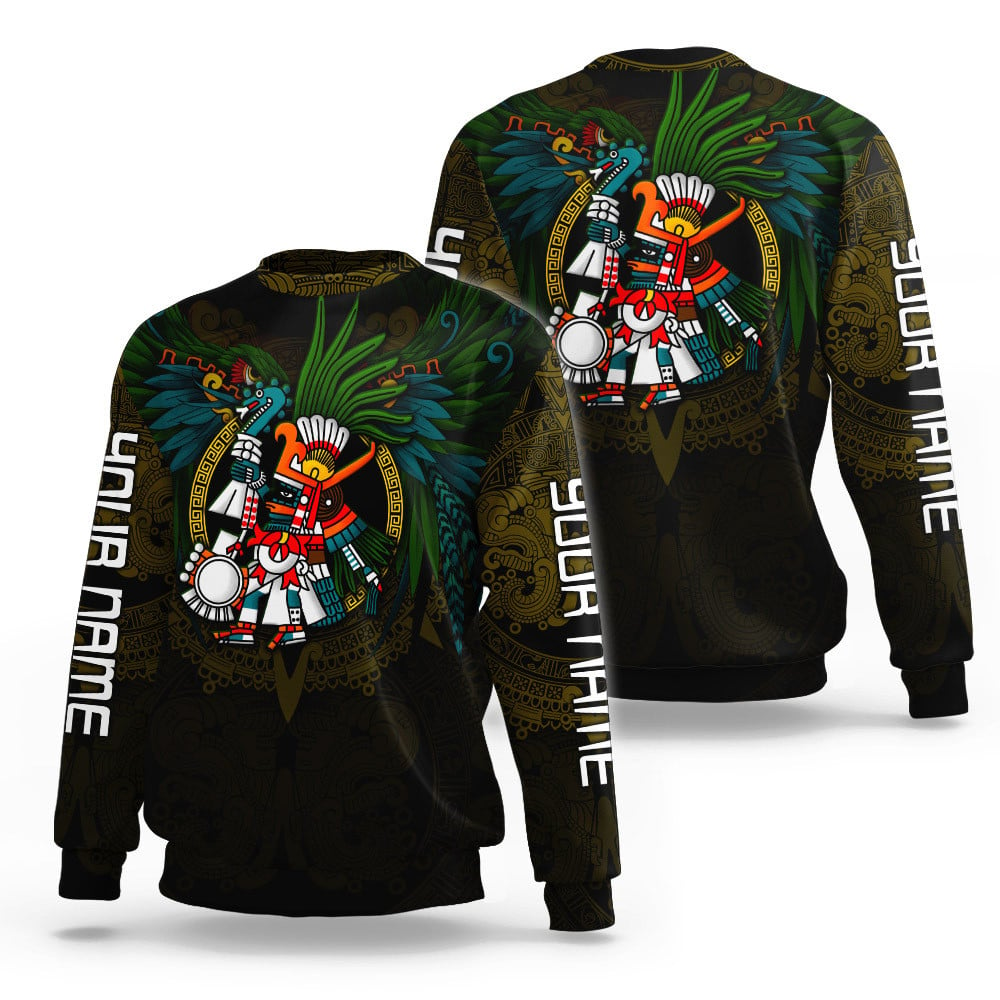 Eagle Warrior Worshipping Huitzilopochtli Aztec God Customized 3D All Over Printed Shirts