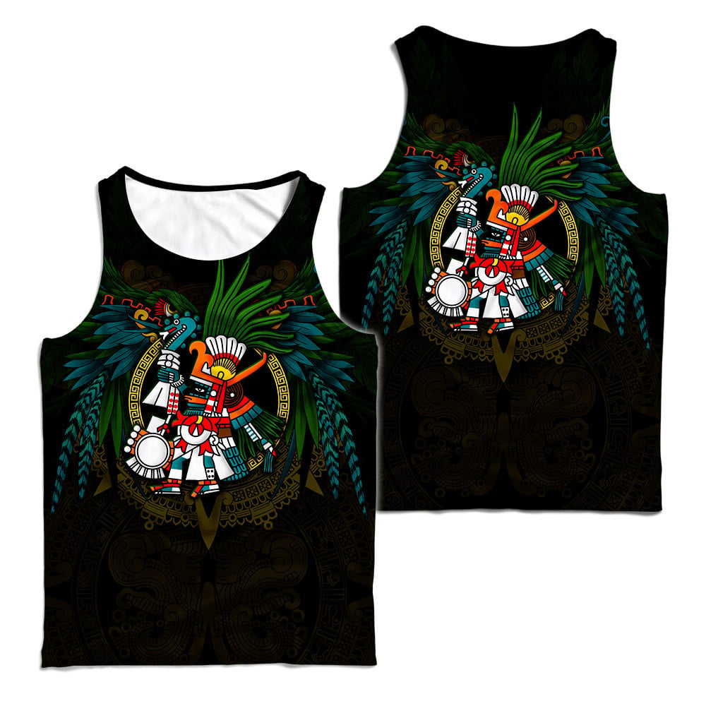 Eagle Warrior Worshipping Huitzilopochtli Aztec God Customized 3D All Over Printed Shirts