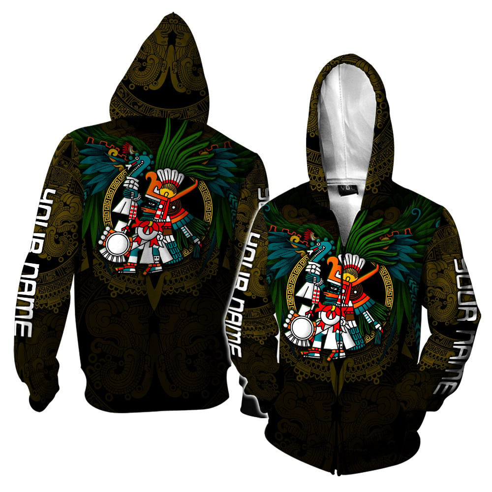 Eagle Warrior Worshipping Huitzilopochtli Aztec God Customized 3D All Over Printed Shirts