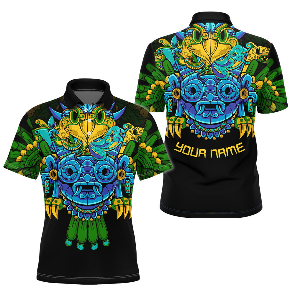 Aztec Eagle Guerrera Deities Mural Art Customized 3D All Over Printed Shirts