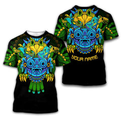 Aztec Eagle Guerrera Deities Mural Art Customized 3D All Over Printed Shirts