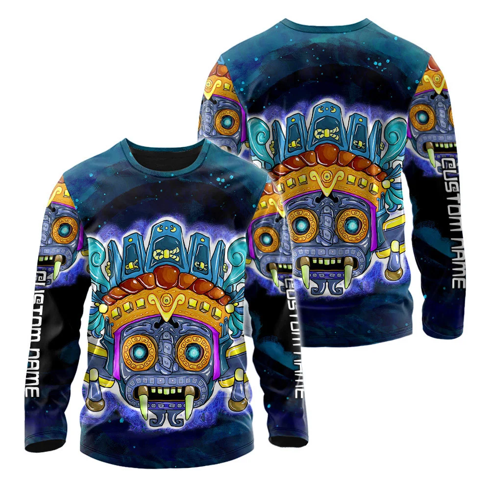 Tlaloc Universe God Aztec Customized 3D All Over Printed Shirts