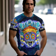 Tlaloc Universe God Aztec Customized 3D All Over Printed Shirts