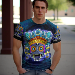 Tlaloc Universe God Aztec Customized 3D All Over Printed Shirts