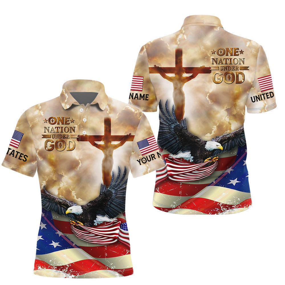 4th Of July One Nation Under God Independence Day 3D All Over Printed Shirts