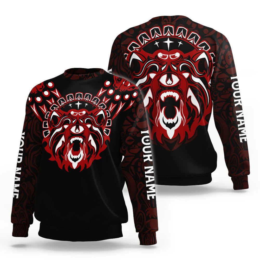 The Bear Mato Northwest Pacific Native American Customized 3D All Over Printed Shirts