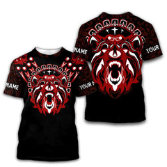 The Bear Mato Northwest Pacific Native American Customized 3D All Over Printed Shirts