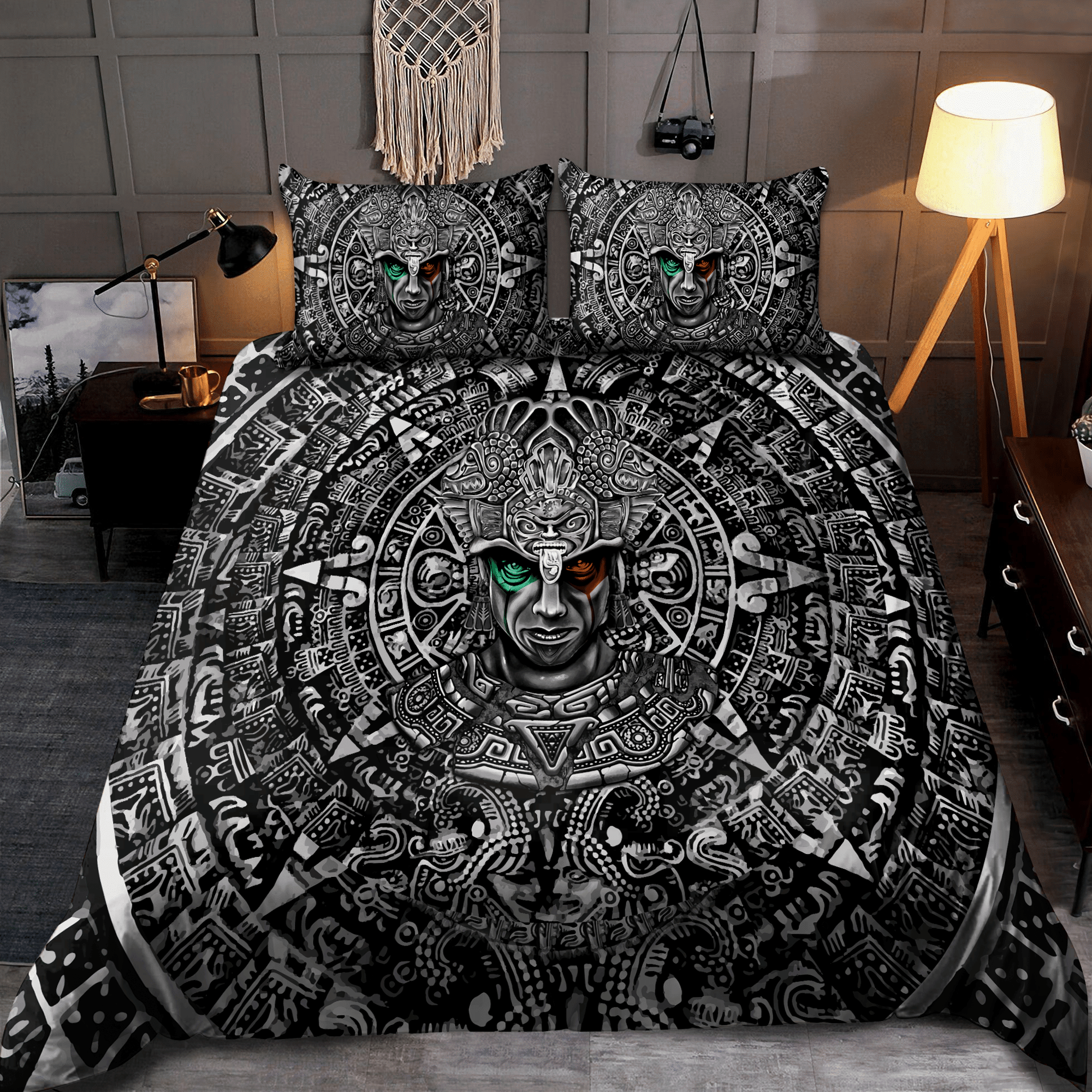 Aztec Warrior Mexican Bedding Set DQB10032104JJ - Amaze Style™