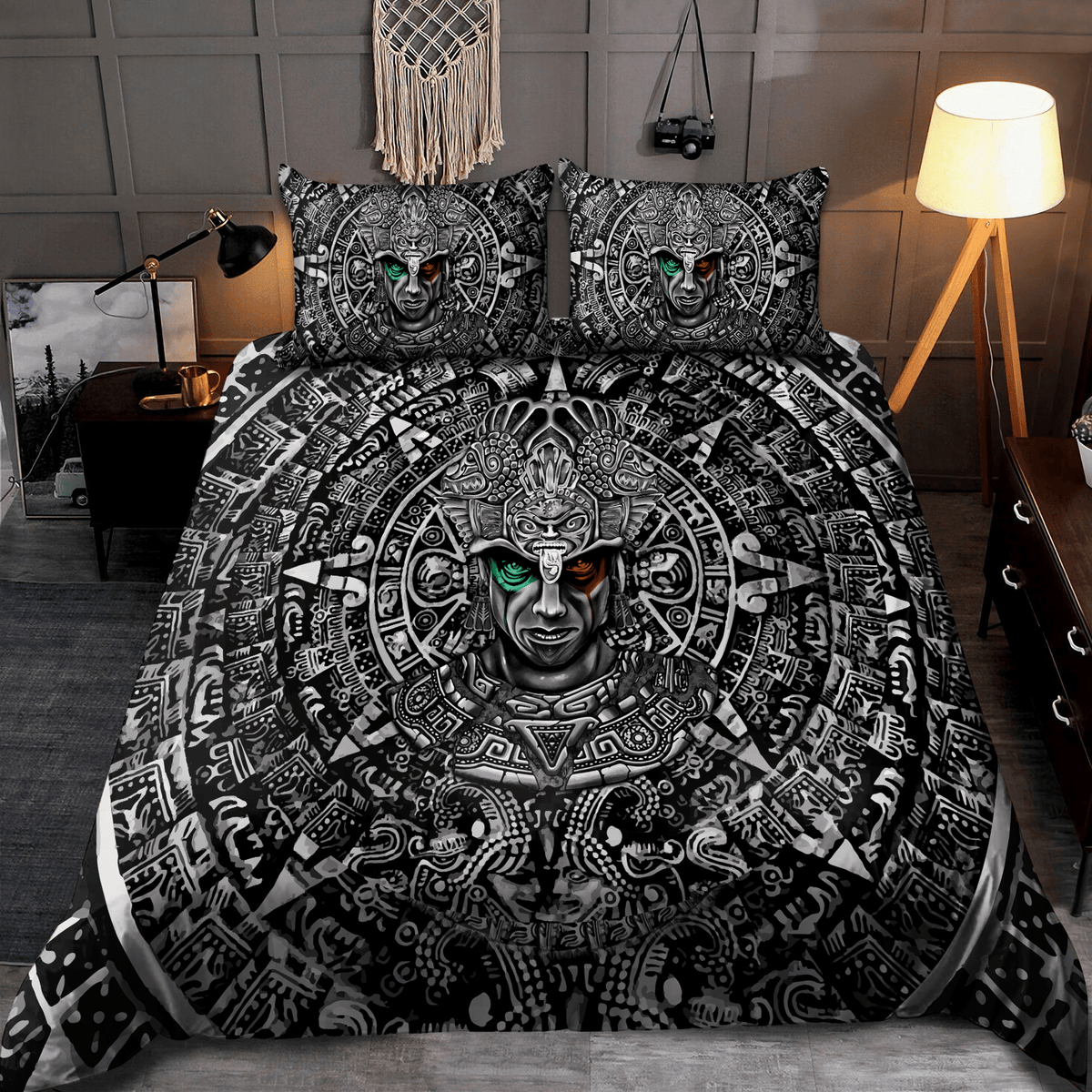 Aztec Warrior Mexican Bedding Set DQB10032104JJ - Amaze Style™