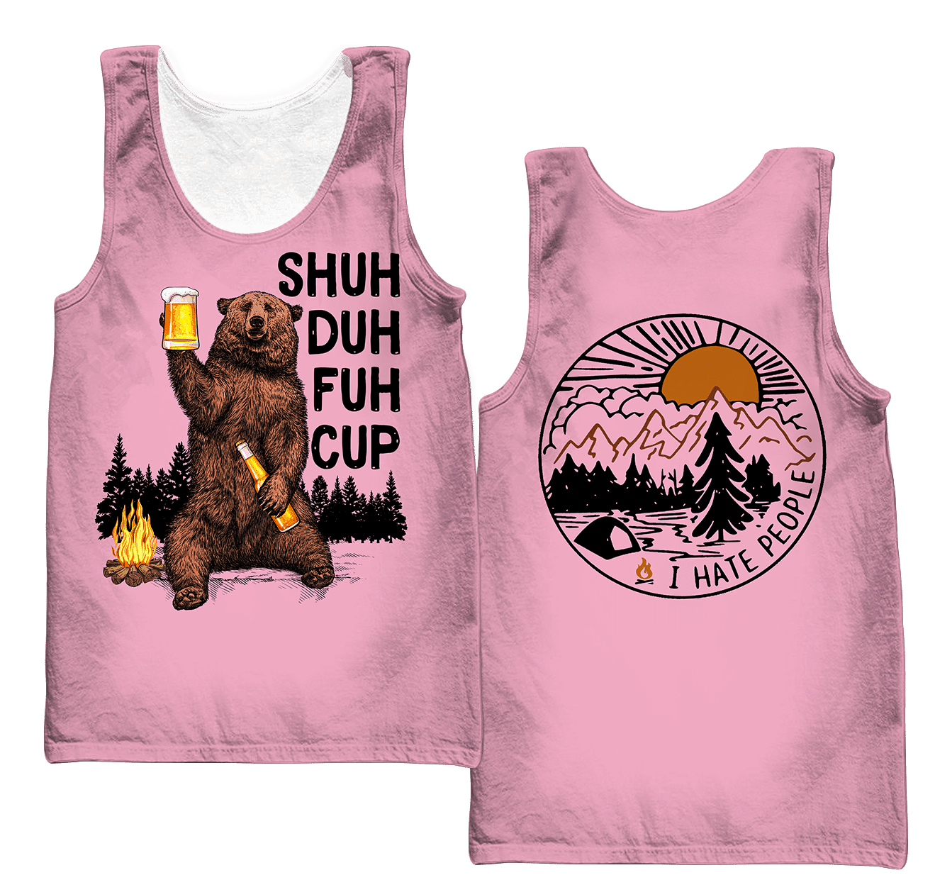 Shuh Duh Fuh Cup - Bear go Camping B102 - TrendZoneTee-Apparel