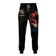 Custom Boxing Sweatpants Gift For Boxing Lovers Boxing Corner And Boxing Gloves 3D Print Sweatpants