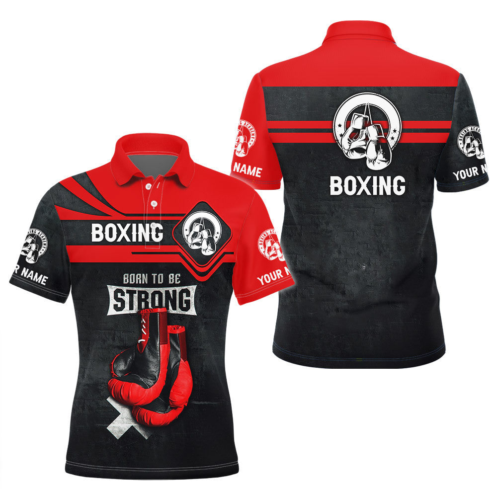 Boxing Personalized Zipper Hoodie Gift For Boxing Lovers Red Boxing Gloves 3D Full Print Shirts