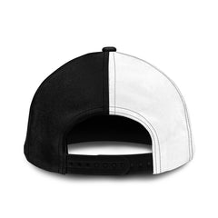 Boxing Custom Classic Cap Gift For Boxing Lovers Black & White Boxing Gloves 3D Classic Cap