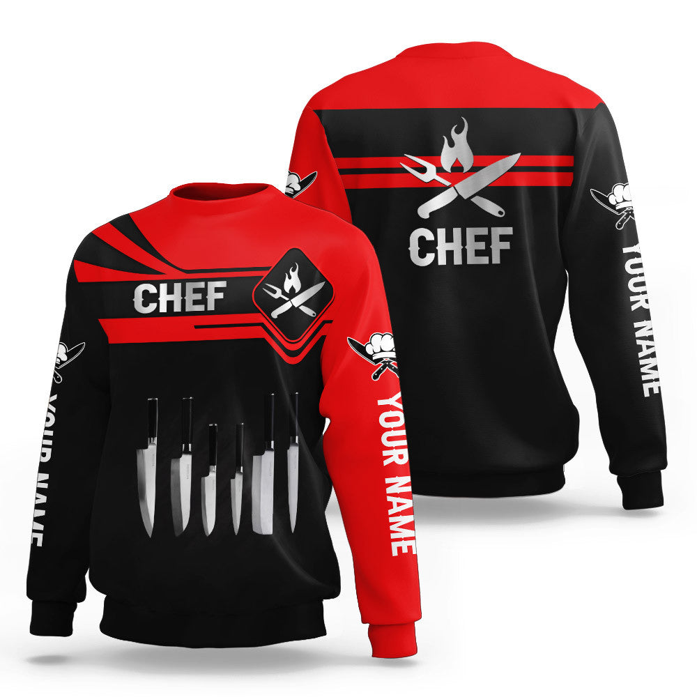 Chef Tshirt Cook 3D All Over Printed Custom Name 3D Shirts