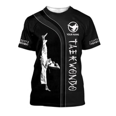 Taekwondo 3D Zipper Hoodie Taekwondo Custom Zipper Hoodie Gift For Taekwondo Lovers