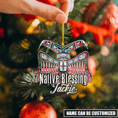 Native American Thunderbird Pacific Northwest Art Christmas Customized Ornament - Am Style Design - Amaze Style™