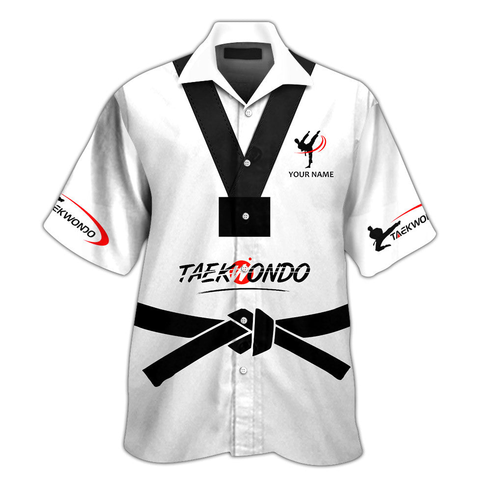 Love Taekwondo Uniform Personalized Name 3D Shirts Gift For Taekwondo Lovers