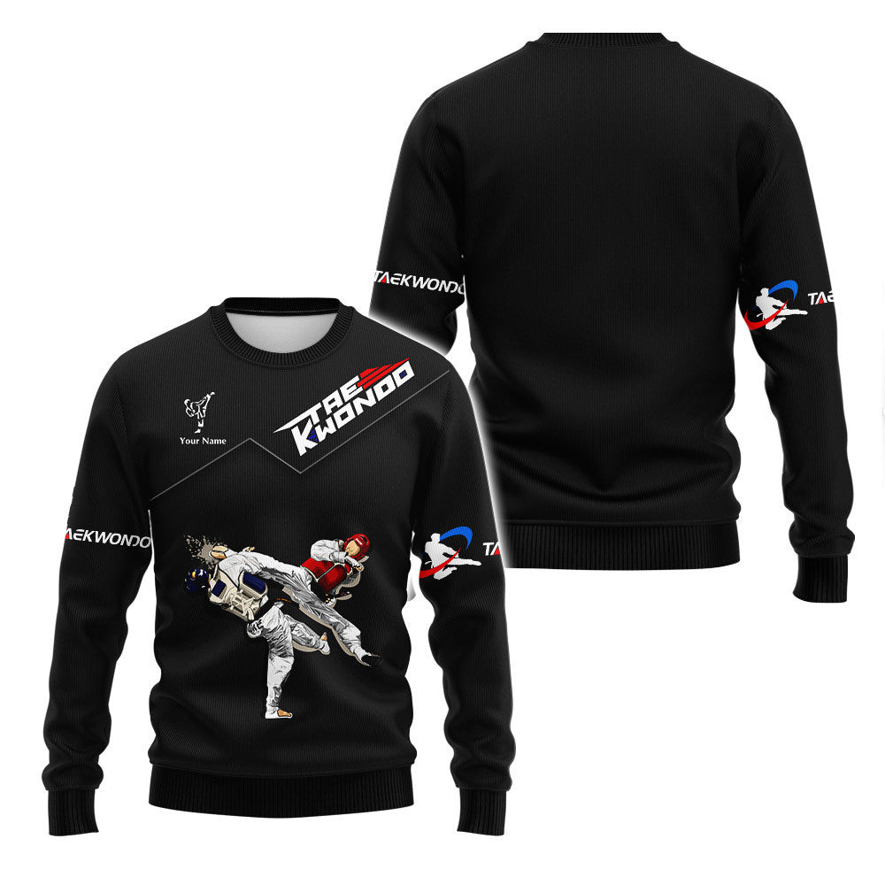 Taekwondo Pesonalized Zipper Hoodie Taekwondo Uniform Hoodie