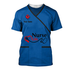 Nursing Tools Zipper Hoodie Medical Scrubs Clothing Custom Nurse Zipper Hoodie