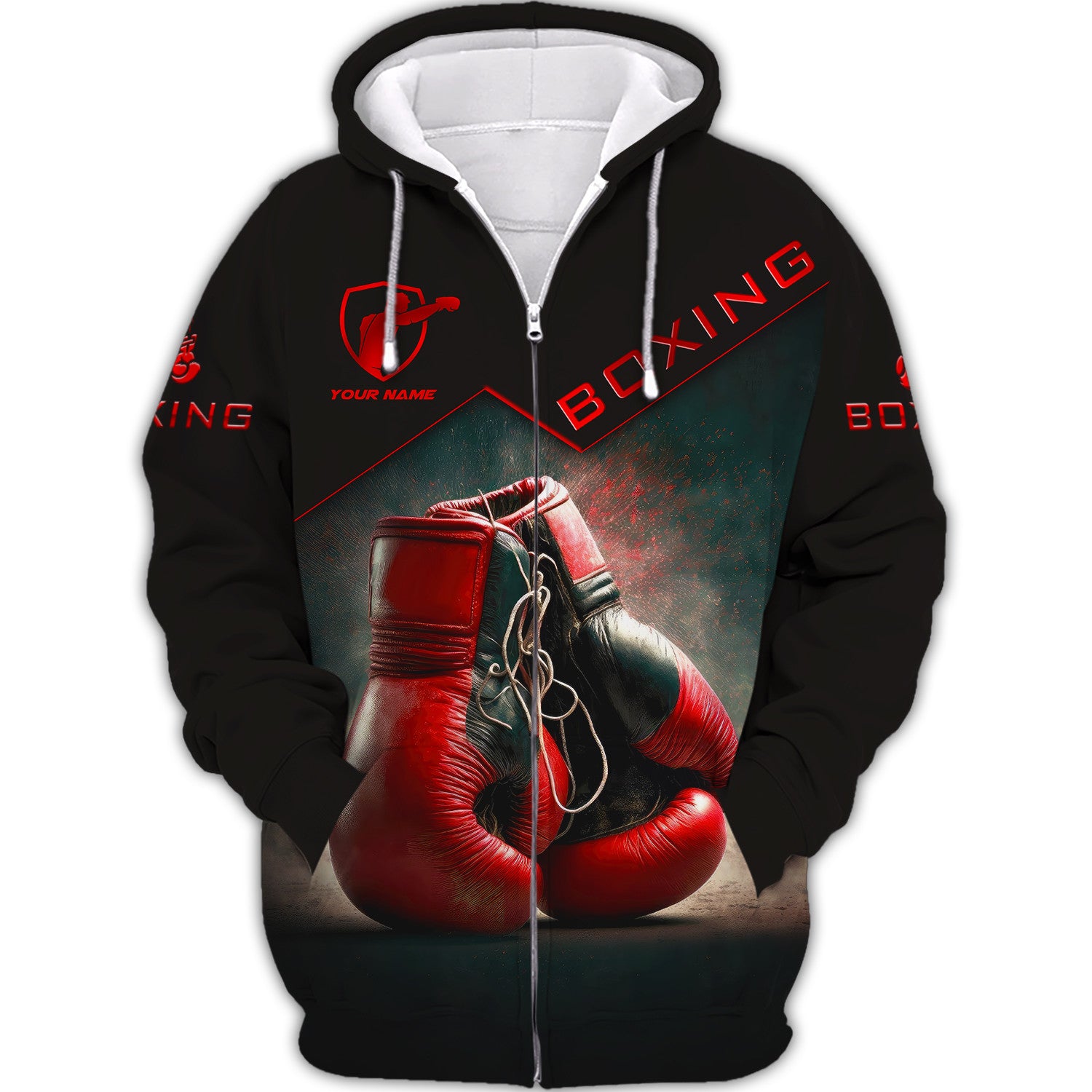 Boxing Personalized Tshirt Gift For Boxing Lovers Boxing Corner And Boxing Gloves 3D Print Shirts