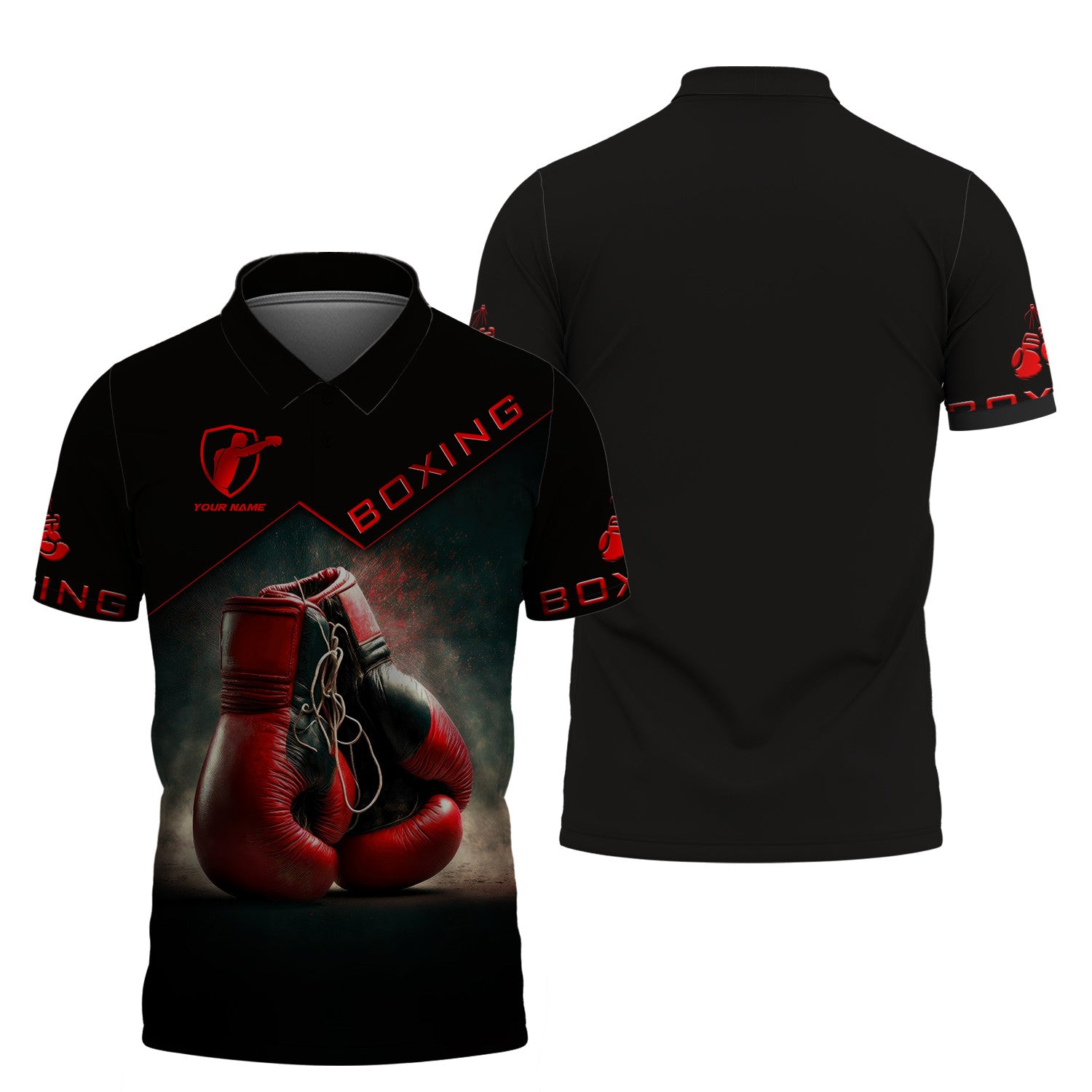 Boxing Personalized Tshirt Gift For Boxing Lovers Boxing Corner And Boxing Gloves 3D Print Shirts