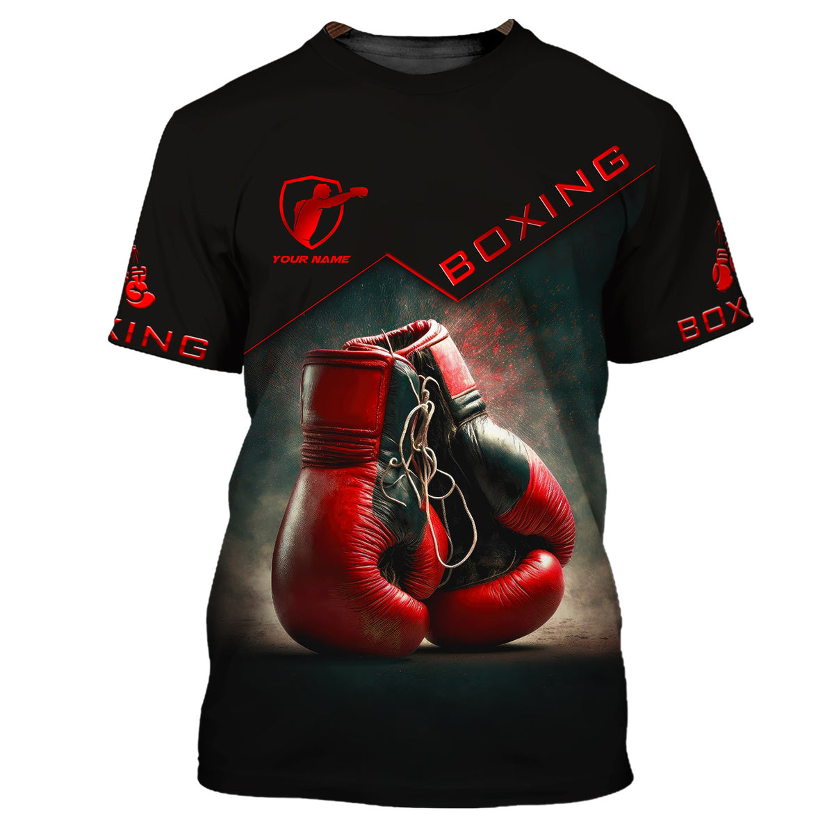 Boxing Personalized Tshirt Gift For Boxing Lovers Boxing Corner And Boxing Gloves 3D Print Shirts