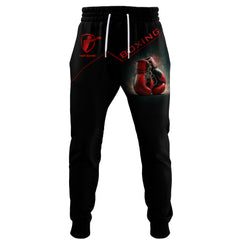 Boxing Personalized Sweatpants Gift For Boxing Lovers Boxing Corner And Boxing Gloves 3D Print Sweatpants