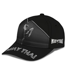 Muay Thai Personalized Name 3D Classic Cap Gift For Muay Thai Lovers