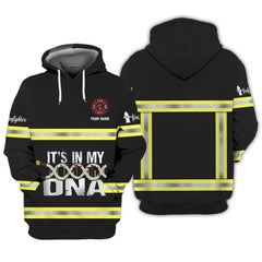 Firefighter 3D Zipper Hoodie Firefighter Custom Zipper Hoodie Gift For Firefighters