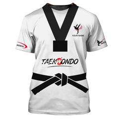 Taekwondo Personalized 3D Tee Shirt Taekwondo Custom T Shirt Gift For Taekwondo Lovers