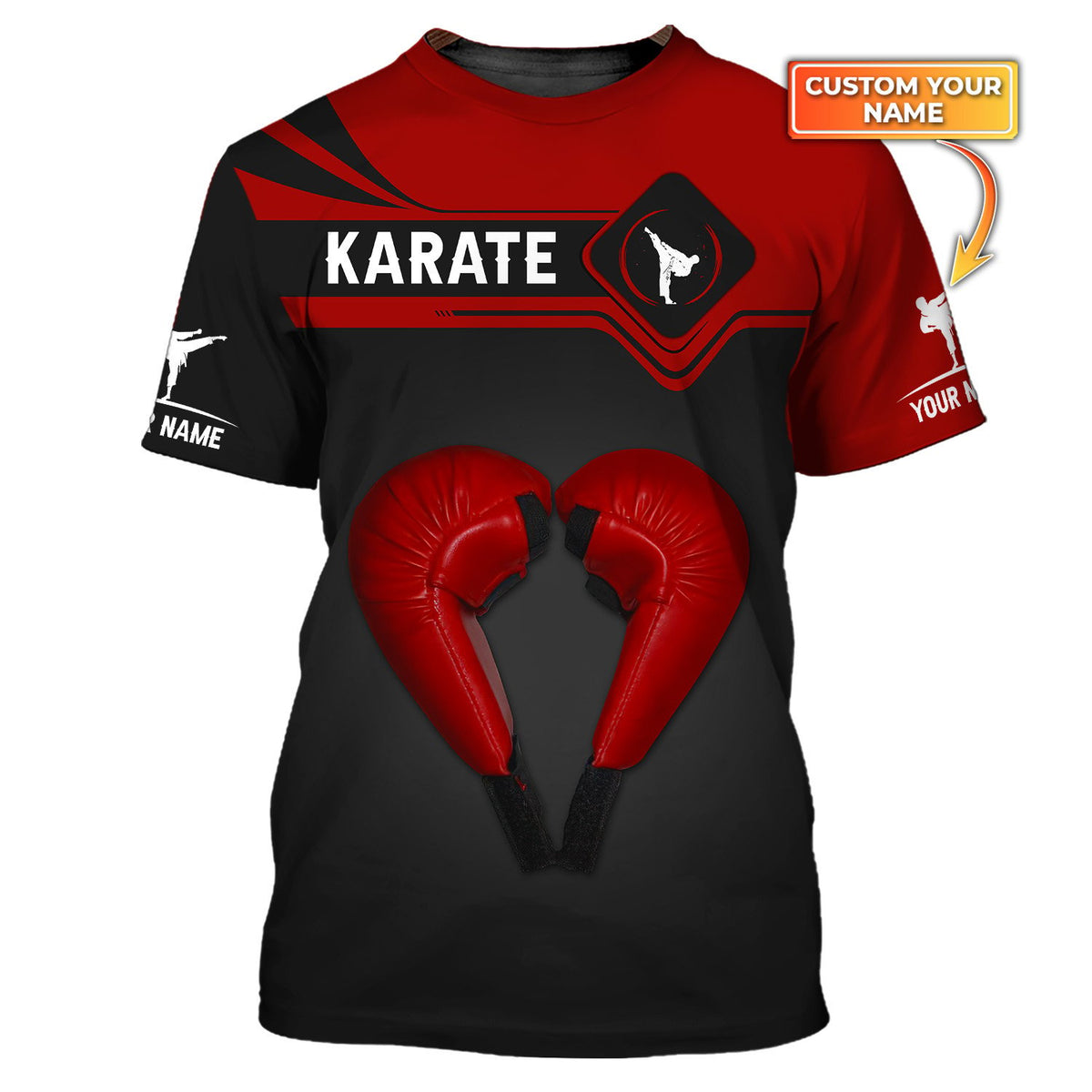 Karate Personalized Tshirt Gift For Karate Lovers Karate 3D Full Print Shirts