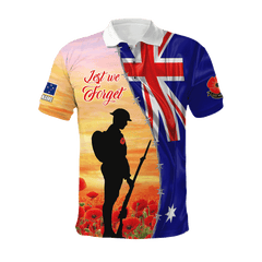 Australian Poppy Lest We Forget Customize 3D All Over Printed Polo & Baseball Cap