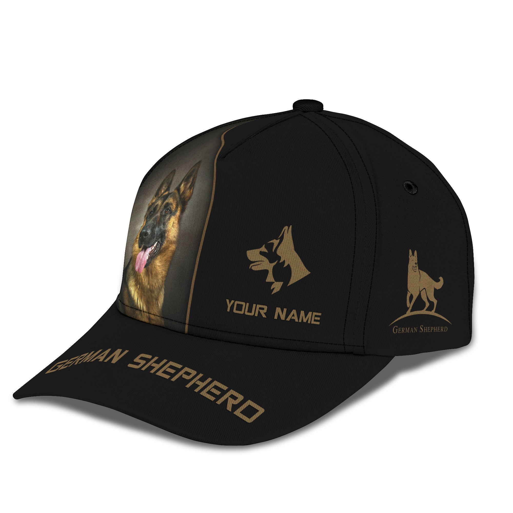 Love German Shepherd Classic Cap Custom German Shepherd Personalized Name 3D Classic Cap