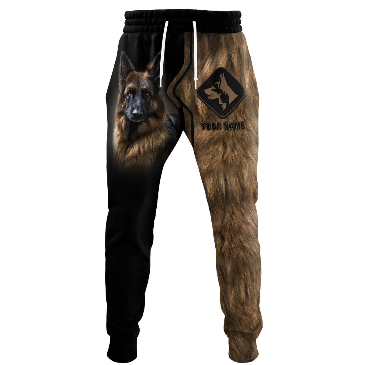 German Shepherd Personalized Name 3D Sweatpants Girf For German Shepherd Lovers