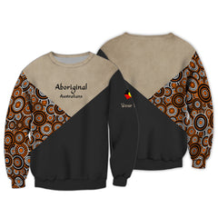 Aboriginal Australians Custom Shirts Indigenous Pattern Tee Shirt Aboriginal 3D Shirt