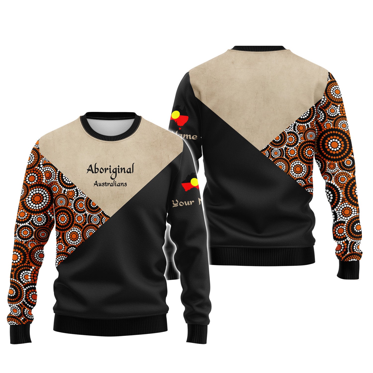 Aboriginal Australians Custom Zipper Hoodie Indigenous Pattern Zipper Hoodie Aboriginal 3D Zipper Hoodie