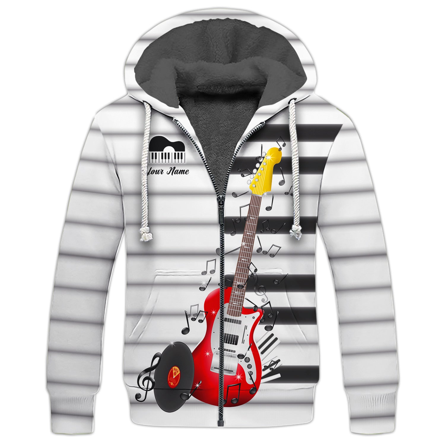 Guitar & Piano 3D Shirts Gift For Music Lovers