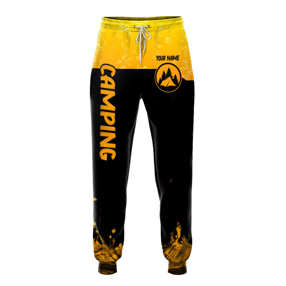 Camping Personalized Name 3D Sweatpants Gift For Camping Lovers