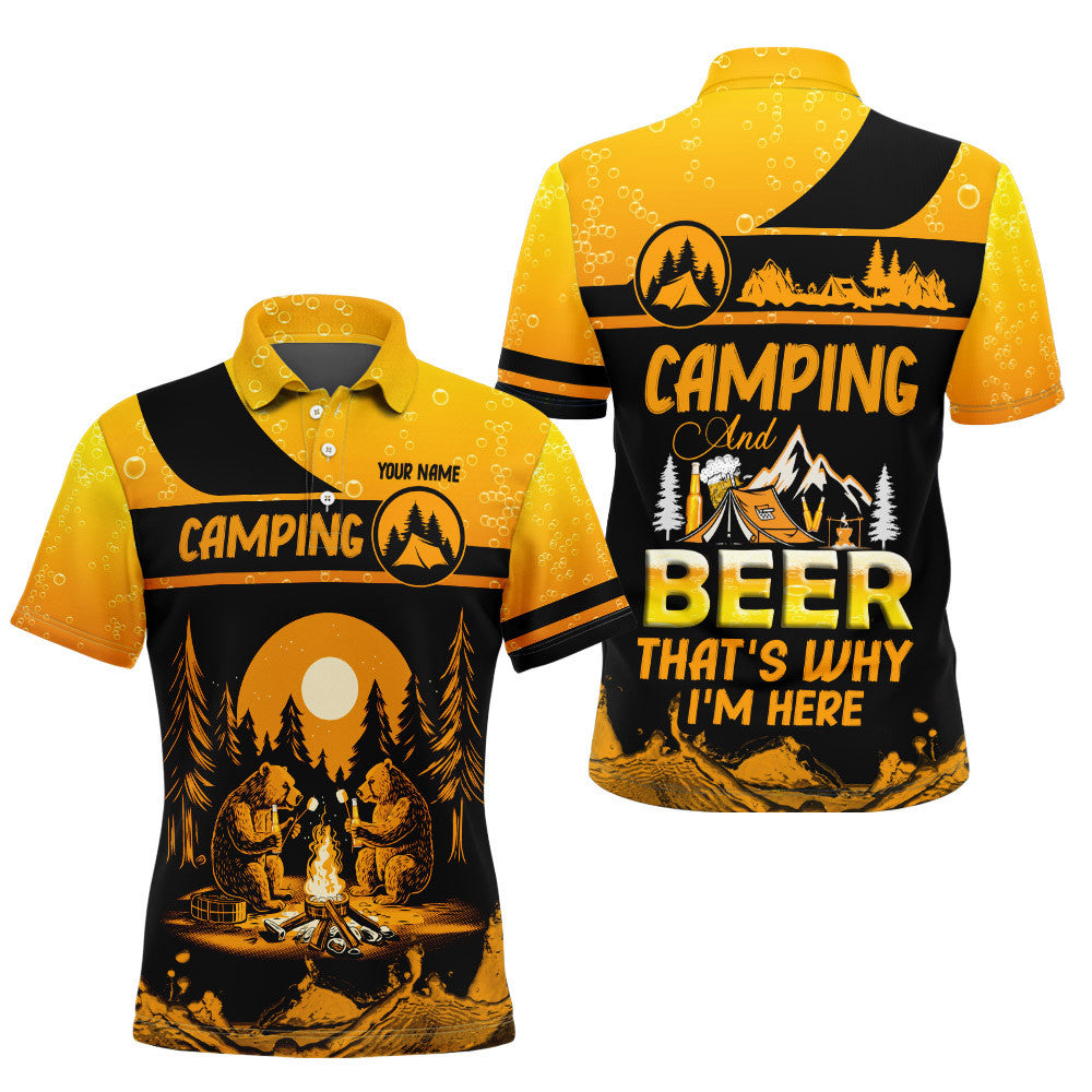 Camping and Beer That's Why I'm Here Personalized 3D Gift For Camping Lovers